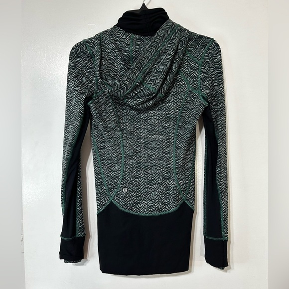 Lululemon Daily Practice Jacket Athleisure Training Sea Mist Deep Green Size 4 - Picture 12 of 16